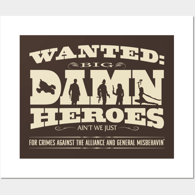 Big Darn Heroes Wall Art by FrozenNorth